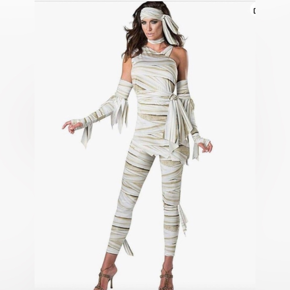 Ladies  size LARGE…..Mummy Halloween Costume